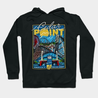 CEDAR POINT VIBES AMERICA’S ROLLER COAST Hoodie